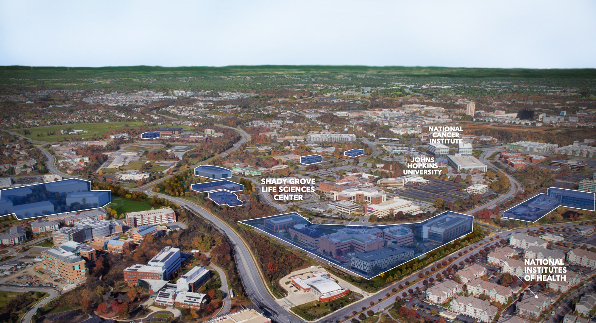 Aerial Map of Rockville Properties