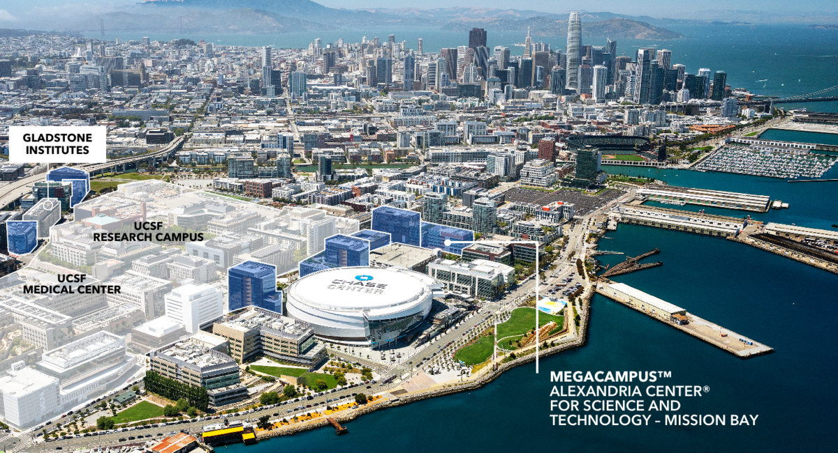 Aerial Map of Mission Bay/SoMa Properties